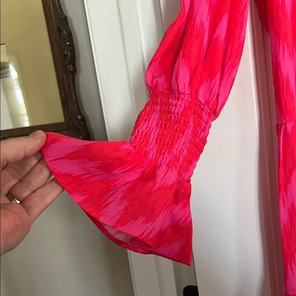 Tickernuck Pomander Place Ikat Dress Sz M - Picture 3 of 4